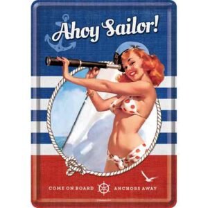 Ahoy sailor metallikyltti