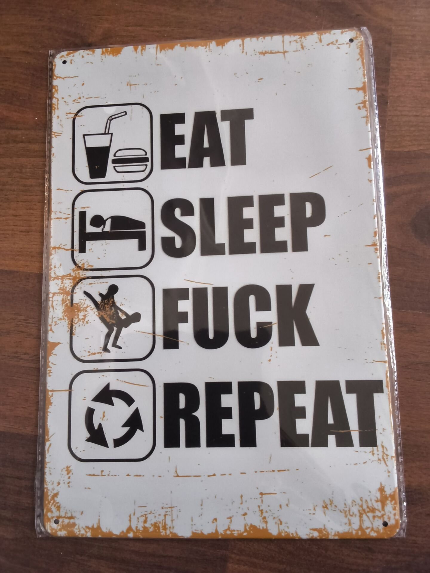 Eat,sleep,Fuck and Repeat peltikyltti