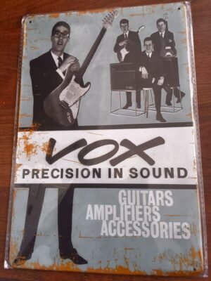 Vox Precision in sound peltitaulu