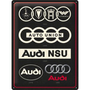 Audi Logot metallitaulu