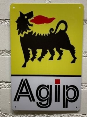 Agip metallikyltti