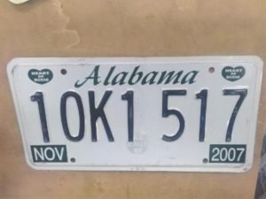 Alabama Rekisterikilpi