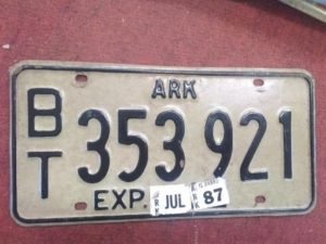 Arkansas rekisterikilpi