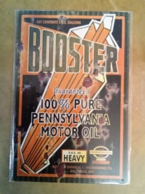 Booster motor oil peltitaulu
