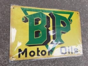 BP motor oil peltitaulu