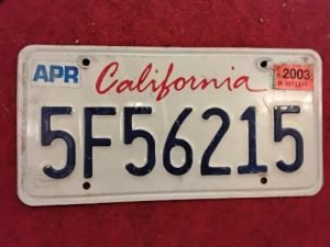 California rekisterikilpi