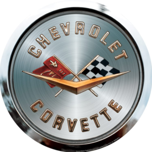 Corvette pyöreä kyltti