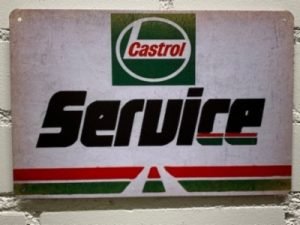 Castrol service peltikilpi