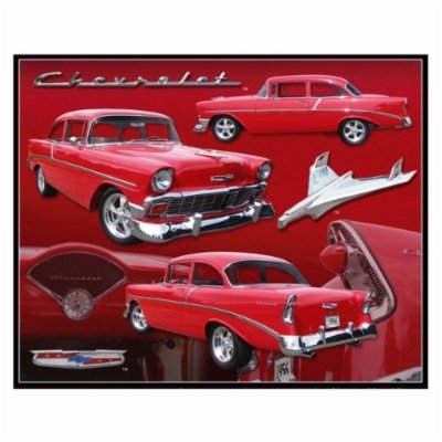 Chevrolet Bel Air 1956 peltikyltti
