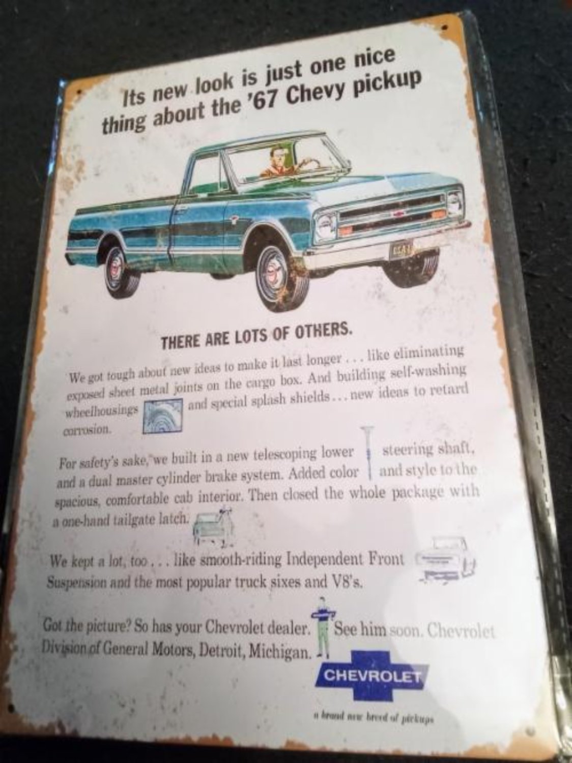 Chevy pickup peltikyltti