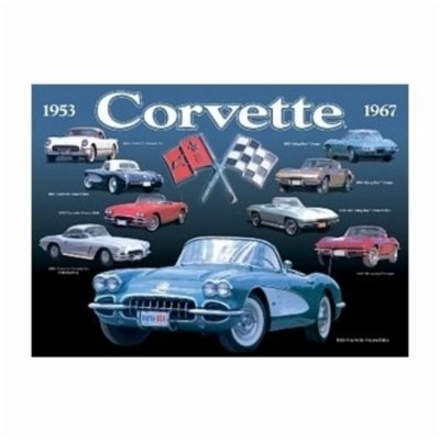 Chevrolet corvette peltitaulu
