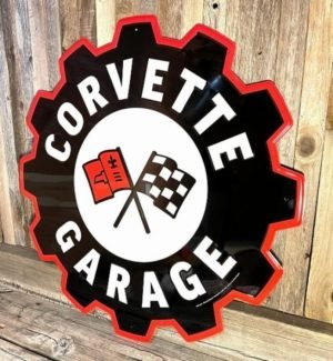 Corvette Garage peltikilpi