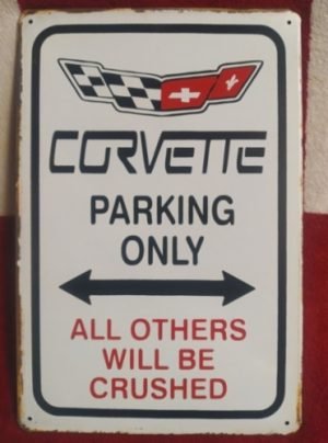 Chevrolet Corvette parking only