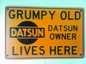 Datsun Owner peltitaulu