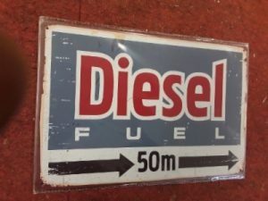 Diesel fuel peltikyltti