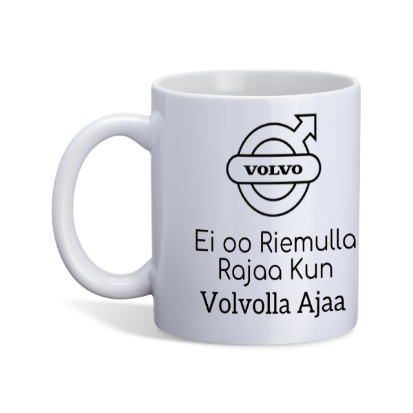 Ei oo Riemulla rajaa kun Volvolla ajaa muki