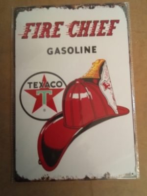 Fire-Chief Gasoline Texaco peltikilpi