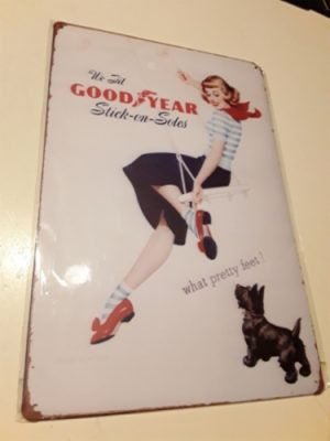 Goodyear  metallikyltti