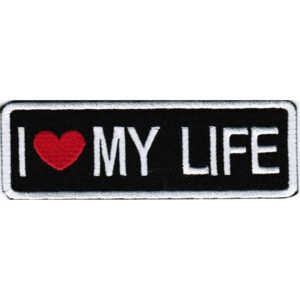 I love my life kangasmerkki (Kopio)