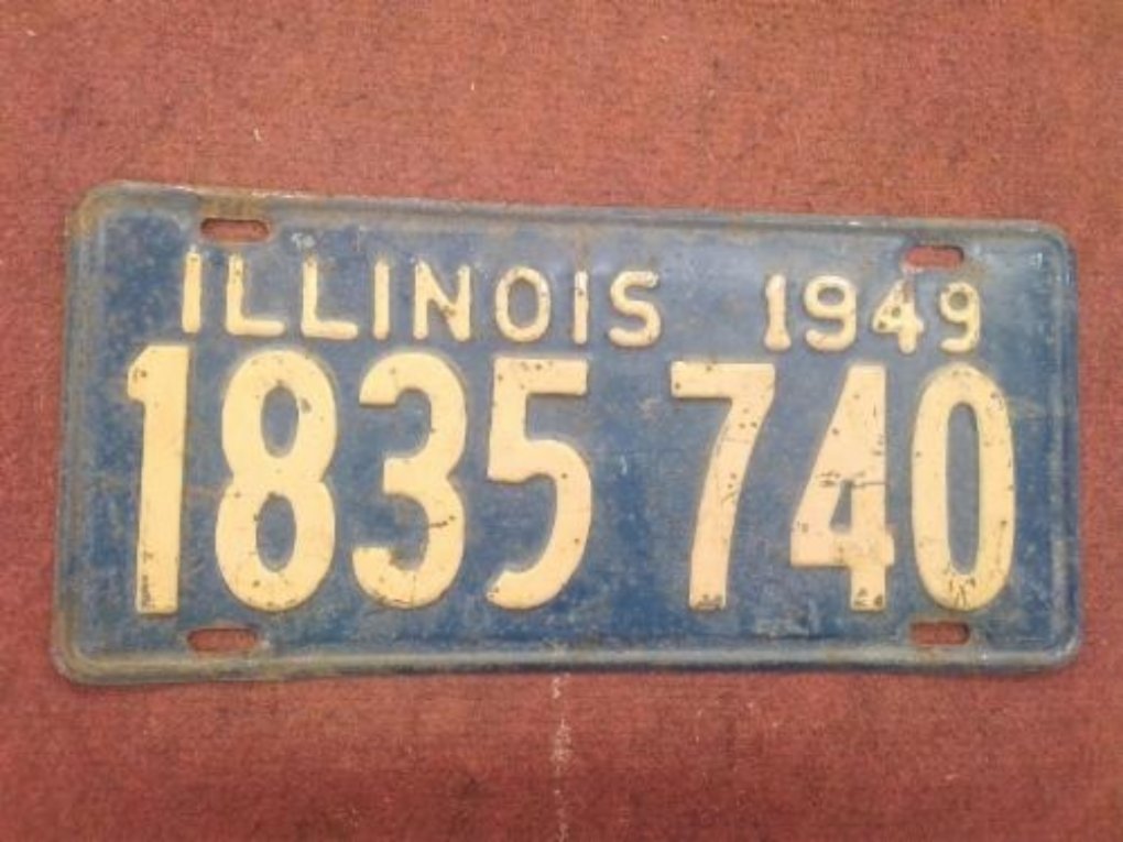 Illinois rekisterikilpi 1949