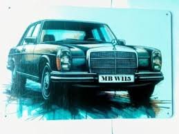 Mercedes w115 metallitaulu