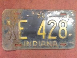Indiana 1950 rekisterikilpi