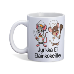 Jyrkkä Ei Eläinkokeille Muki
