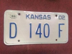 Kansas rekisterikilpi