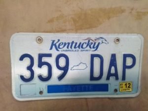 KENTUCKY rekisterikilpi