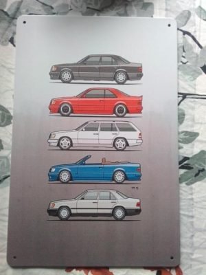 Mercedes w124 mallit peltitaulu