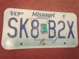 Missouri rekisterikilpi