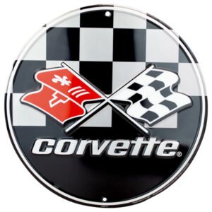Corvette pyöreä kyltti