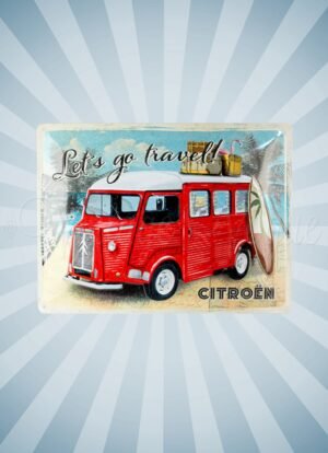 Citroen Lets go travel peltikilpi