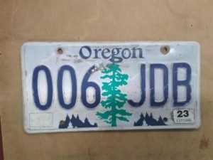 Oregon rekisterikilpi