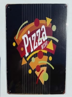Pizza menu