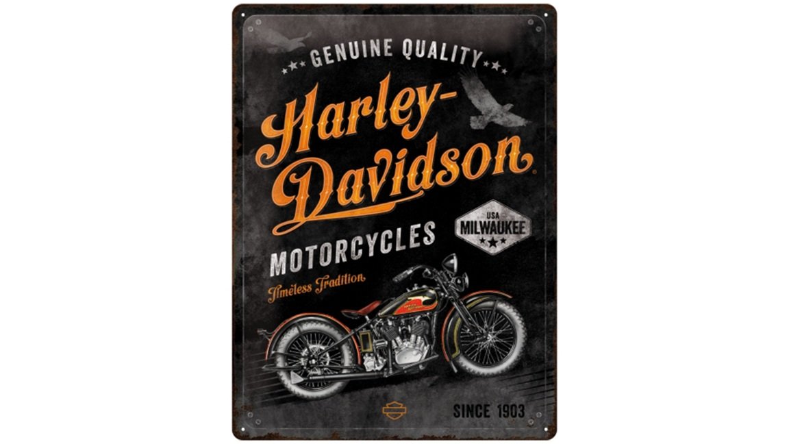 Harley-Davidson - Metallikyltti