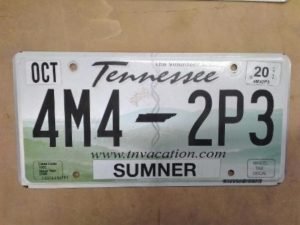 Tennessee Rekisterikilpi