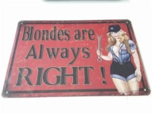 Texaco Blondes are Always Right!!!!!