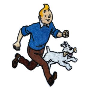 Tintti ja Milou kangasmerkki